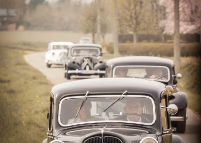 vervoer trouwfeest - oldtimerwagens