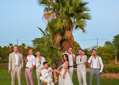 huwelijksfotografie bruidsmeisjes en bruidsjongens